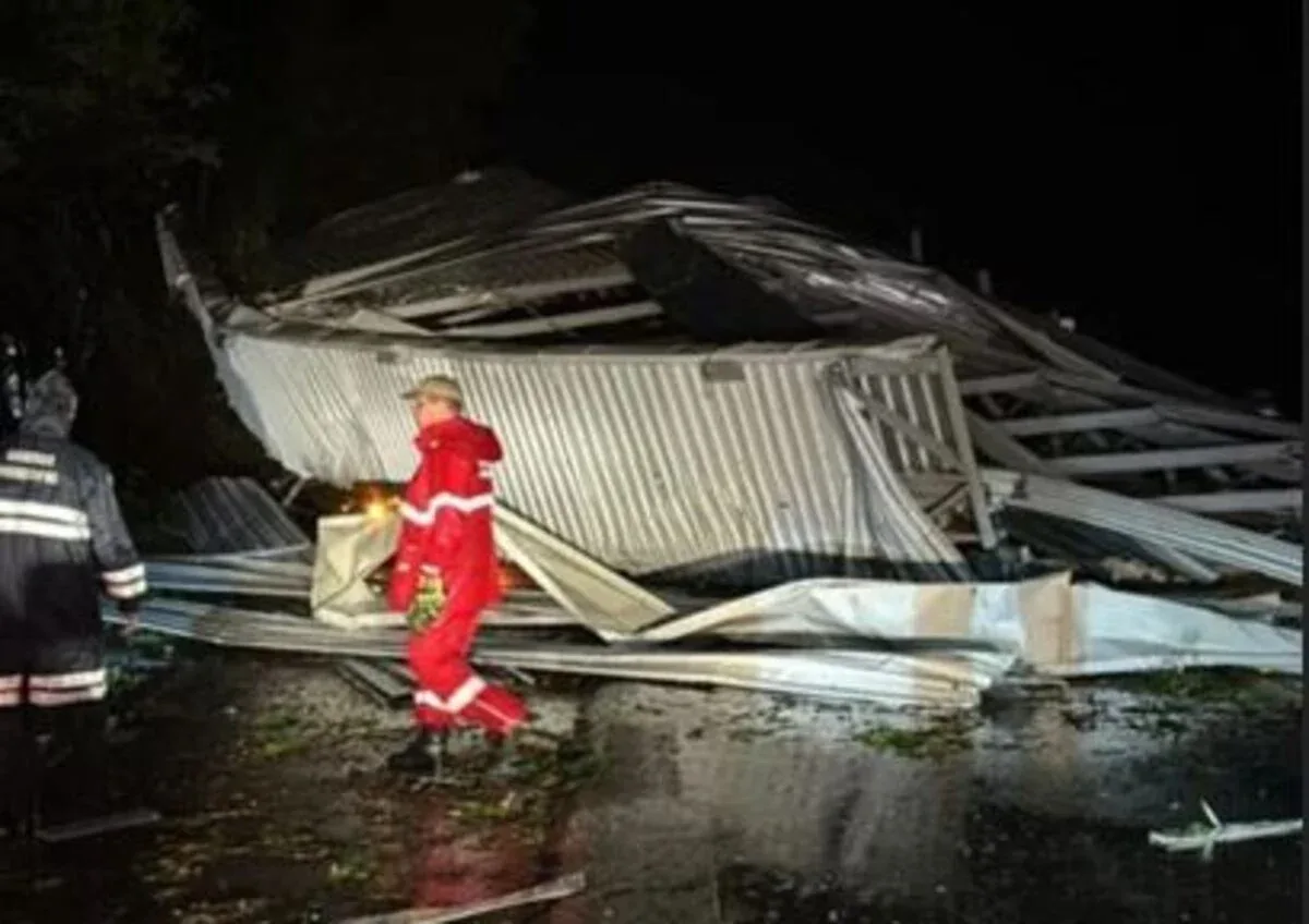 Toledo pode ter registrado 13º tornado do ano no Paraná