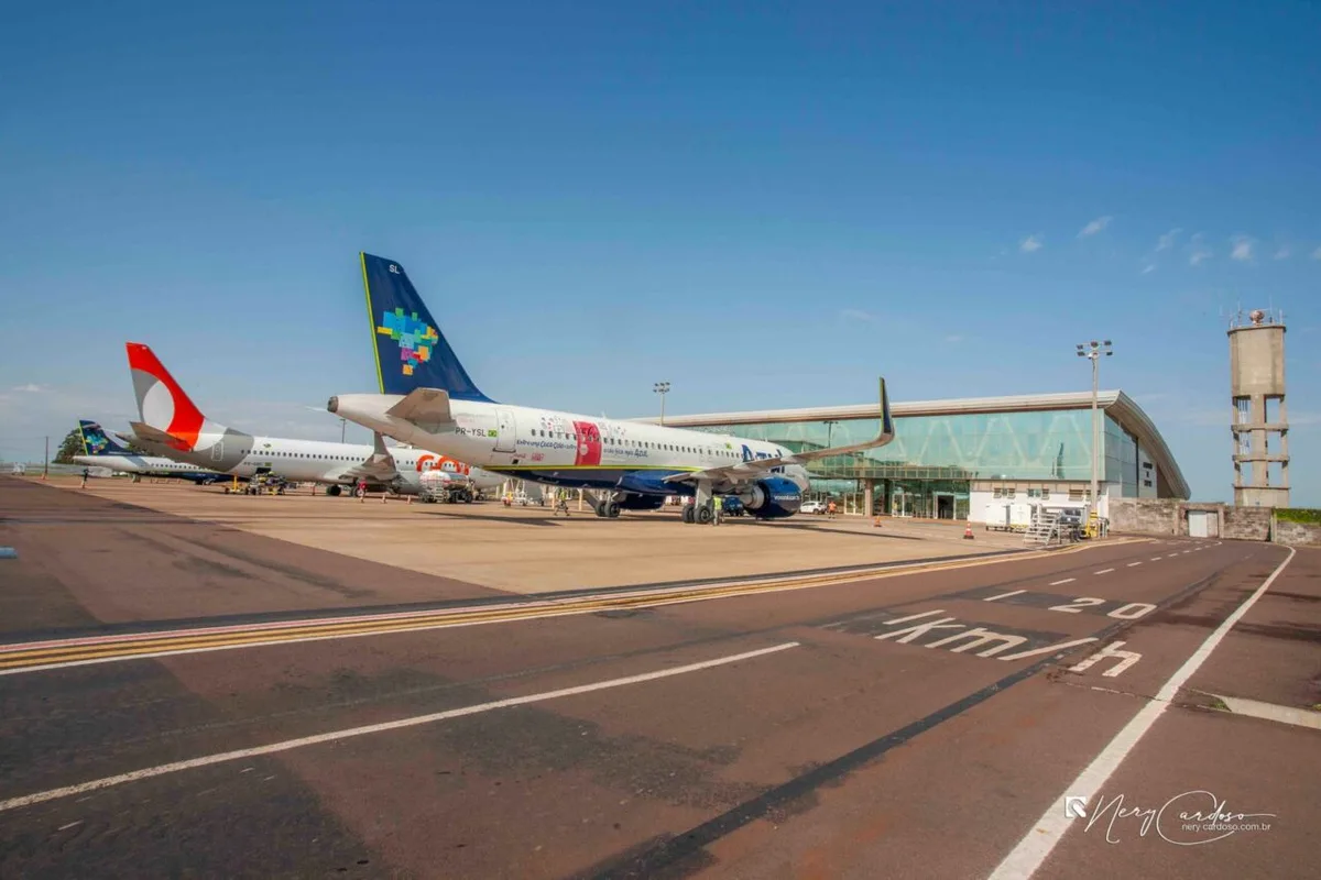 Cascavel amplia voos e prepara nova fase de obras no aeroporto