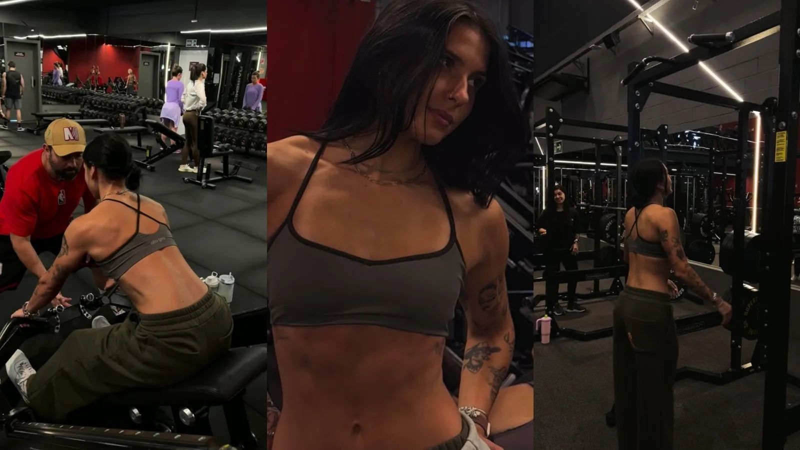 Ana Castela mostra músculos após treino e comemora evolução física
