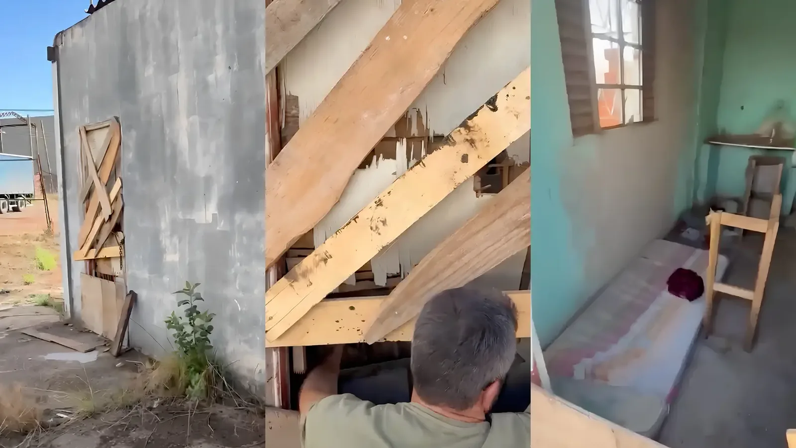 Barracão onde Ana Clara foi localizada tinha entrada bloqueada e estava trancado por fora