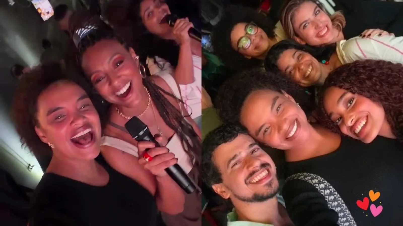 Lucy Ramos encerra participação em novela com karaokê ao lado de Sheron Menezzes