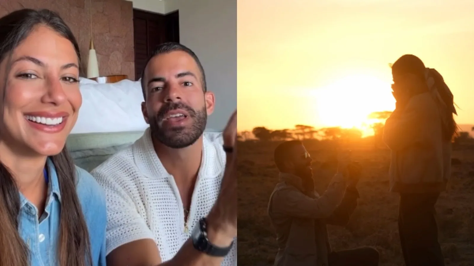 Mari Gonzalez e Pipo Marques contam como pedido aconteceu no Quênia