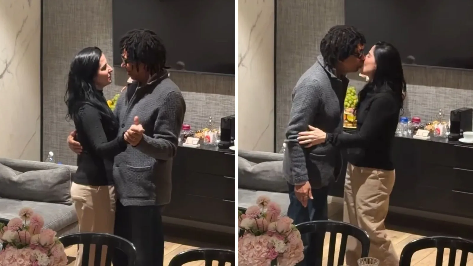 Djavan dança valsa com Rafaela Brunini antes de show em Paris