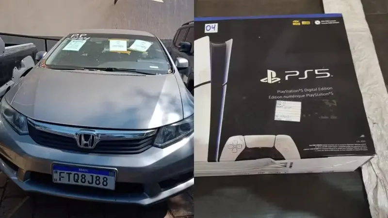 Receita Federal abre leilão eletrônico com PS5, iPhones, carros e notebooks