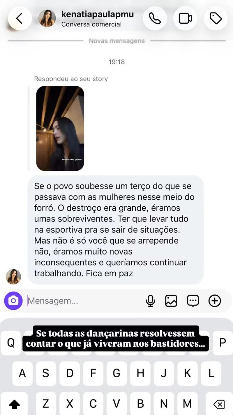 Perlla afirma que foi impedida de subir ao palco em evento de Fortaleza