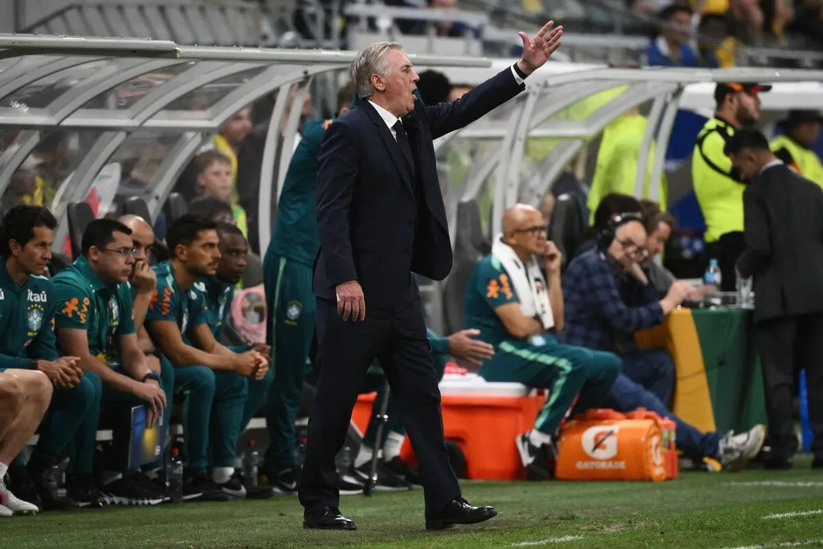 Ancelotti prepara novas mudanças no Brasil para segundo duelo com a Austrália