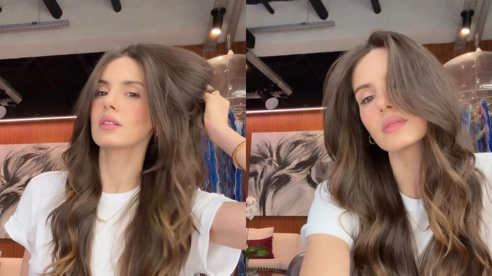 Camila Queiroz adota corte em camadas para viver nova personagem
