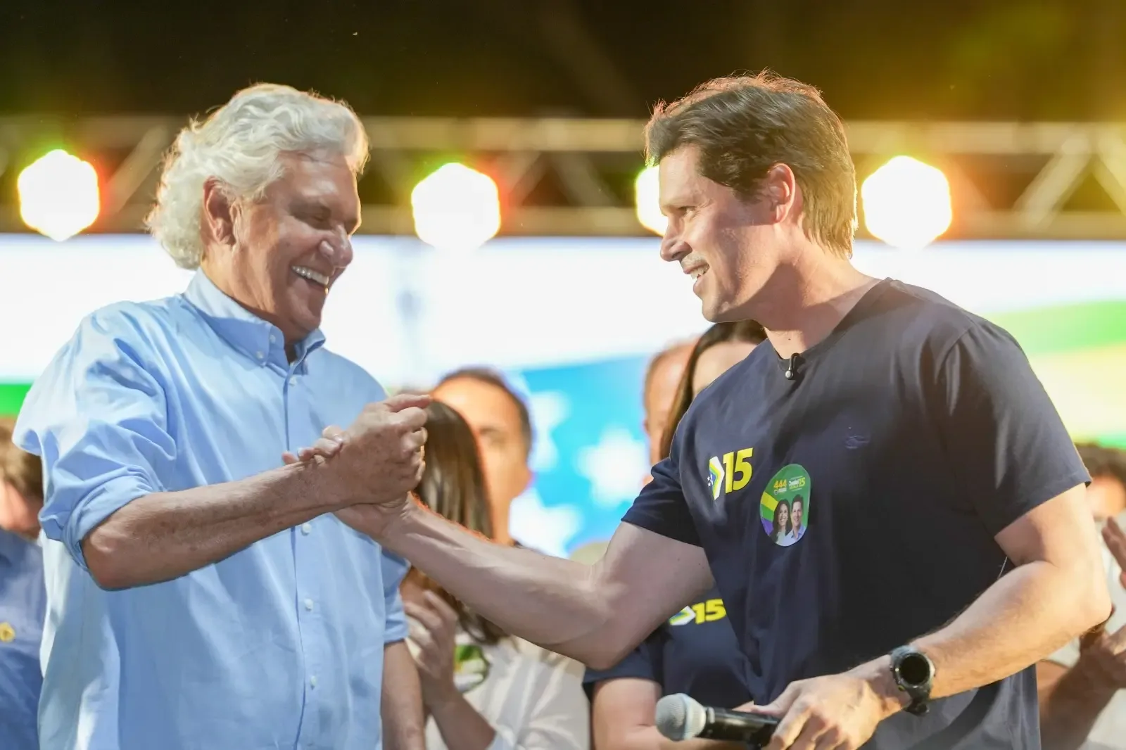Caiado defende reeleição de Daniel Vilela e continuidade em Goiás