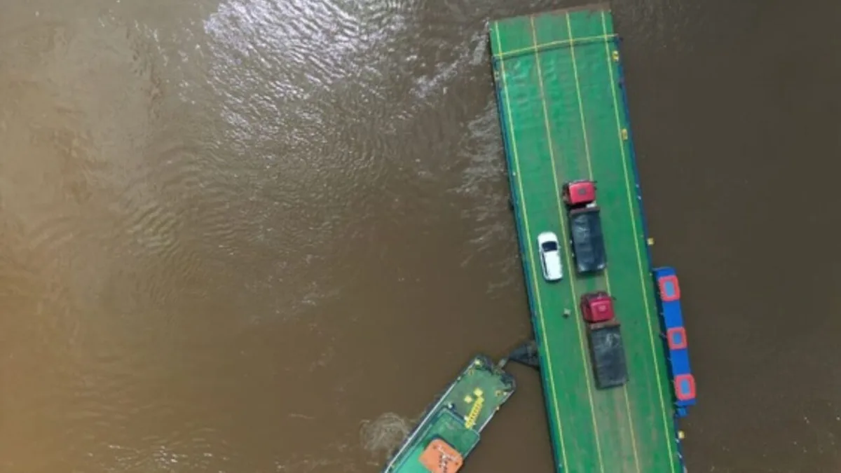 Motoristas têm rota por Palotina após suspensão de balsa no Rio Piquiri