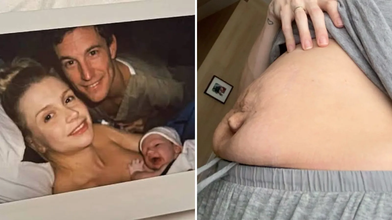 Isa Scherer mostra barriga após parto e comenta mudanças no corpo