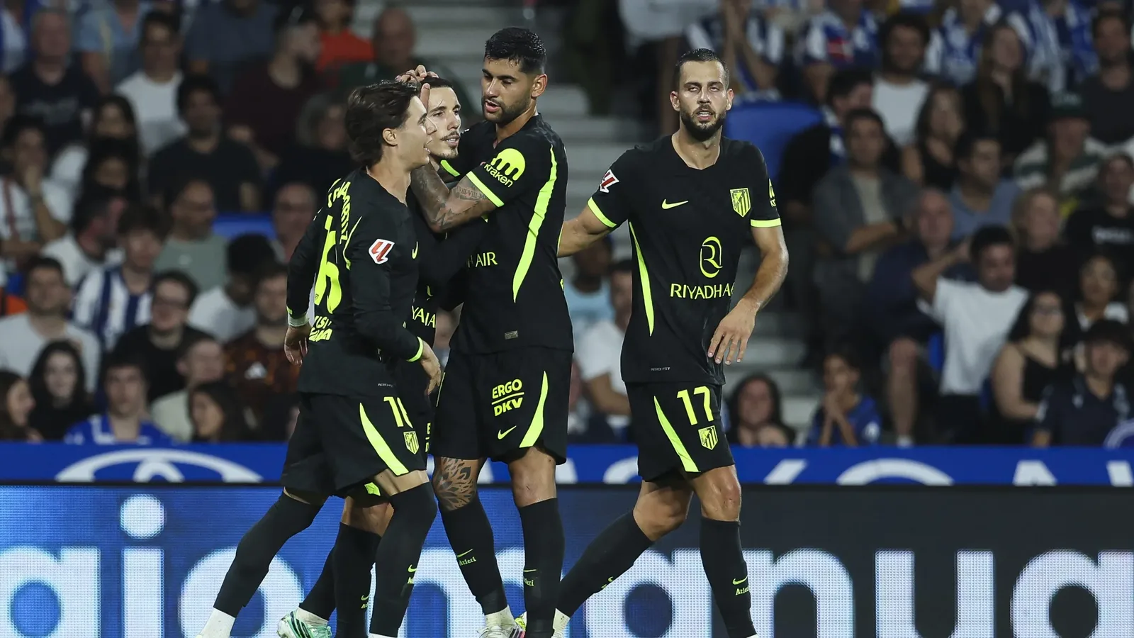 Atlético supera ausência de Alvarez e vence Real Sociedad por 3 a 0