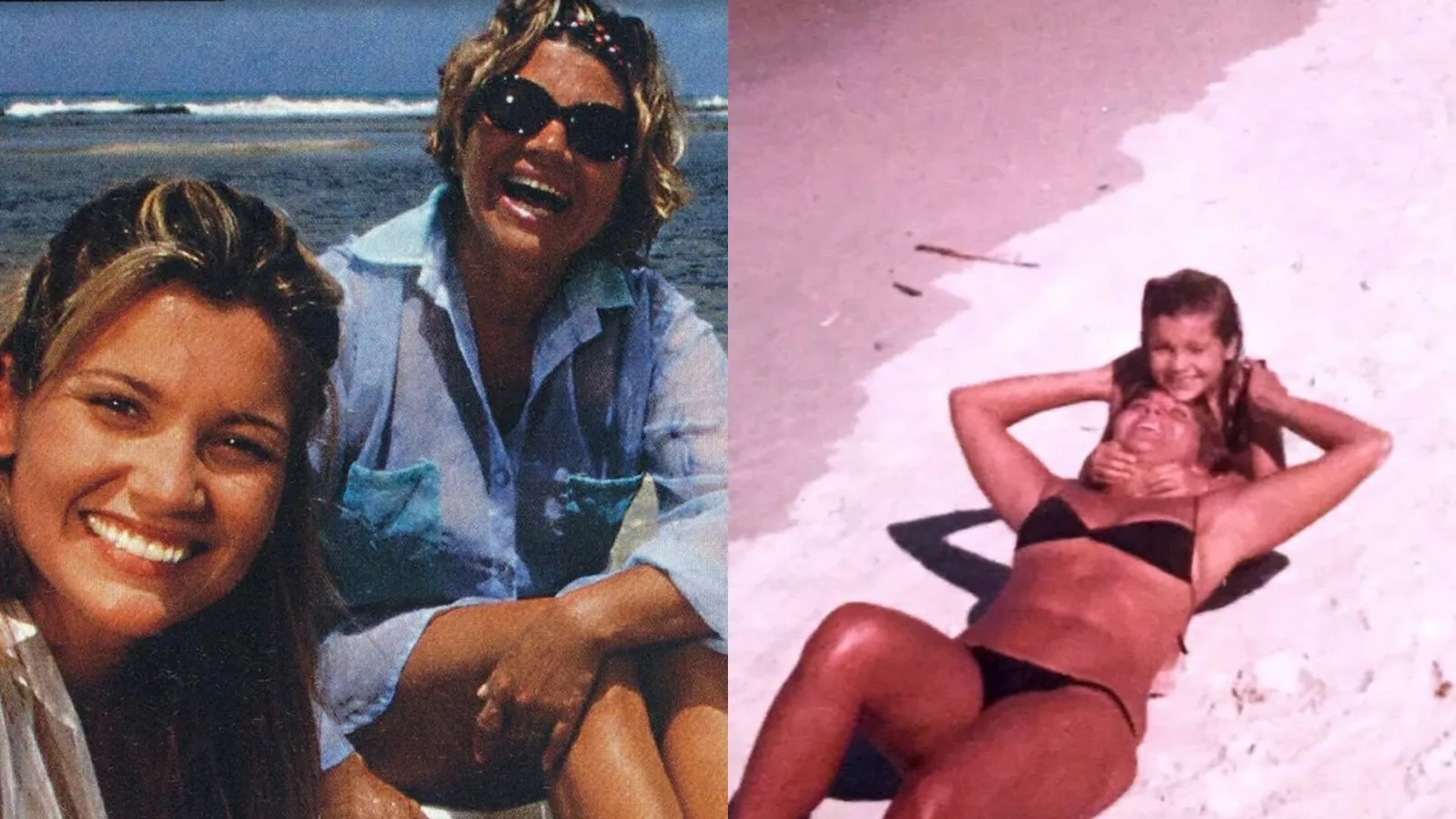 Flávia Alessandra homenageia a mãe com fotos antigas no aniversário de 78 anos