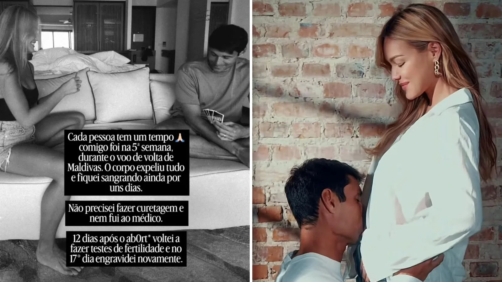 Bárbara Heck conta que engravidou 17 dias após perda gestacional