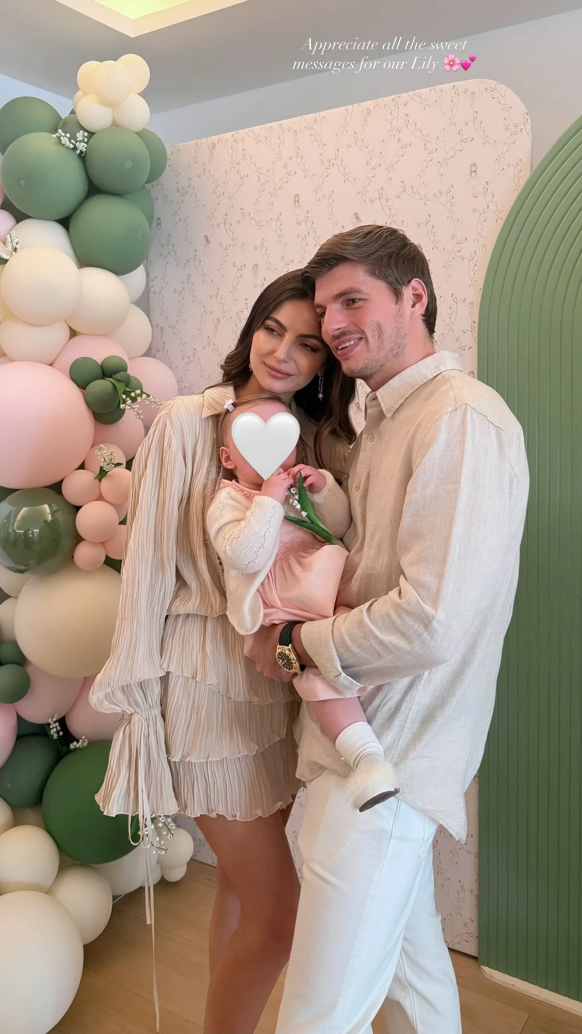 Kelly Piquet celebra aniversário de Max Verstappen com homenagem romântica