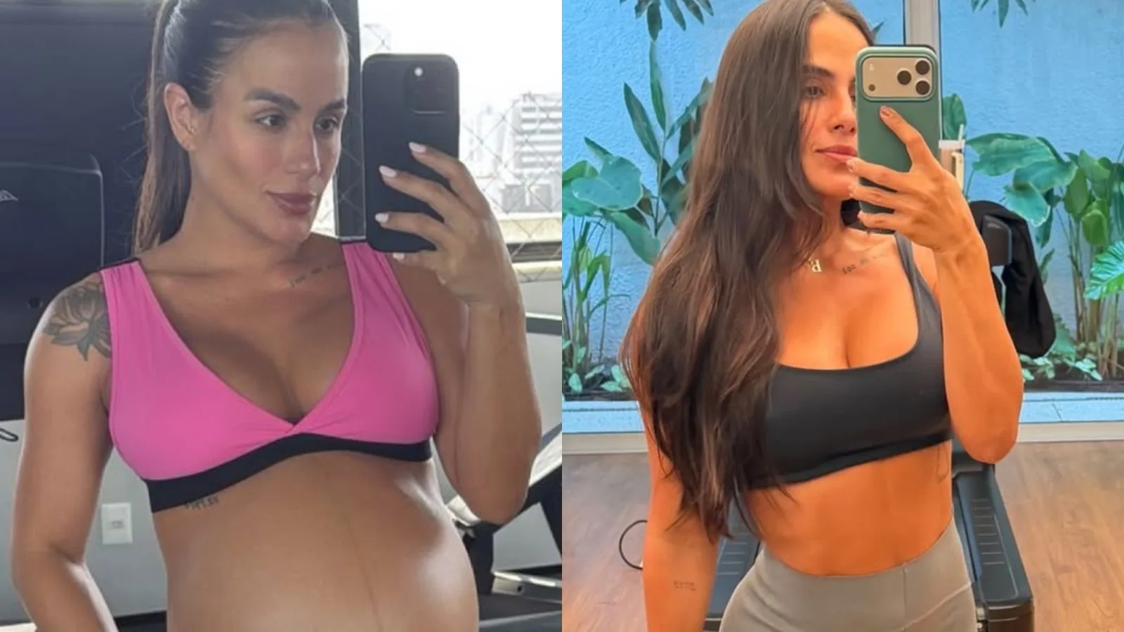 Carol Peixinho mostra mudanças no corpo um ano após o nascimento de Bento